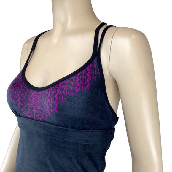 Athleta Dress Size XXS Swim Coastline Womens Black & Pink Razorback‎ - Picture 4 of 6